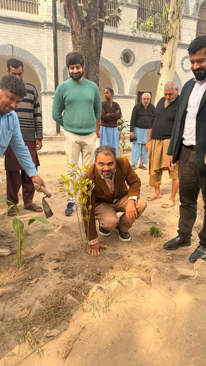 Tree planting initiative in the grounds of a mental health institution